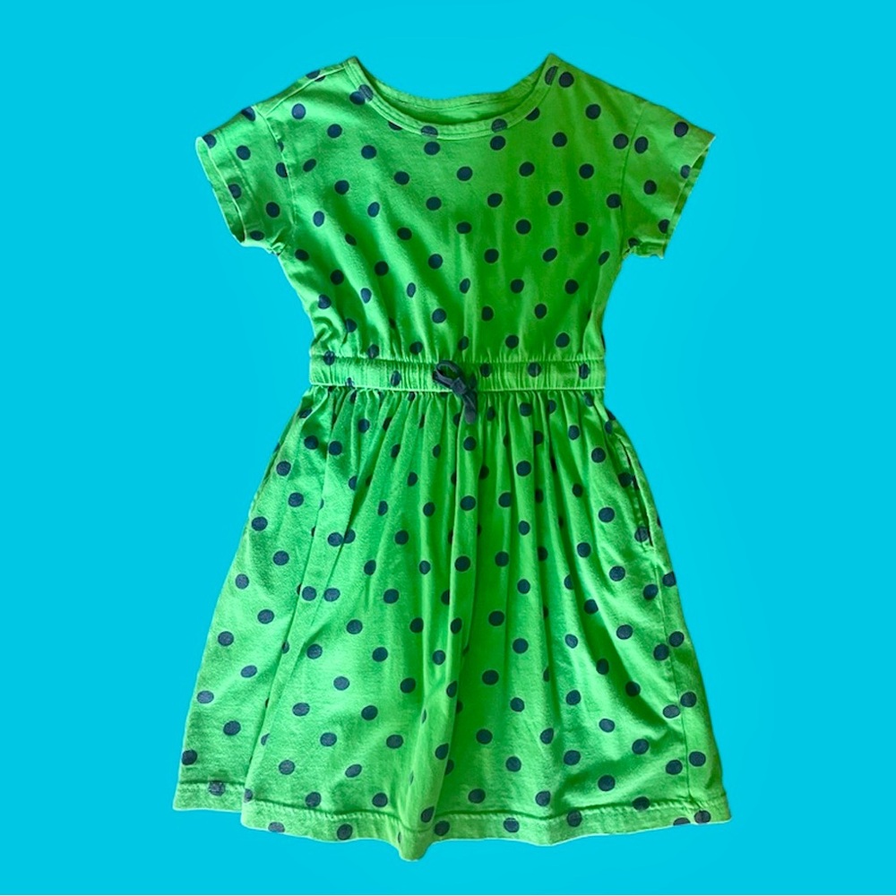 Primary polka dot dress